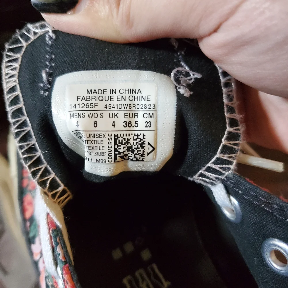 Converse canvas floral sneakers - Picture 2 of 5